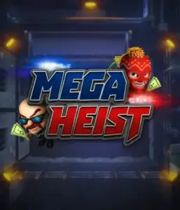 Enter the action-packed world of Mega Heist slot by Relax Gaming, showcasing comedic characters ready to pull off a bank heist. This graphic captures the excitement of the heist with its dynamic logo and a shadowy vault backdrop. Perfect for players looking for a heist adventure, providing a captivating gaming experience. 