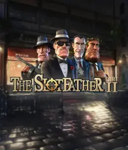 Enter the shadowy world of The Slotfather Part II game by Betsoft, featuring a lineup of iconic mafia characters set against a moody urban backdrop. This graphic portrays the intense essence of the mafia underworld with its vivid character design and evocative setting. Ideal for fans of crime dramas, offering a gripping gaming experience. 