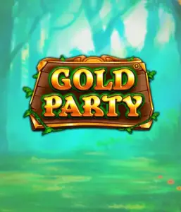 Enter the enchanted forest of Gold Party slot by Pragmatic Play, showcasing a charming wooden sign decorated with golden letters. The backdrop of misty green forest adding a sense of mystery to the overall ambiance. Perfect for those who enjoy magical and nature-inspired games, promising a delightful adventure. 